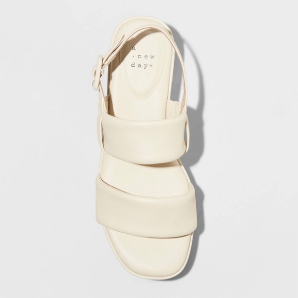 Size 6 Platform Sandals Cream/White - Picture 3 of 10
